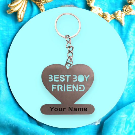 PERSONALISED METAL KEYCHAIN WITH NAME