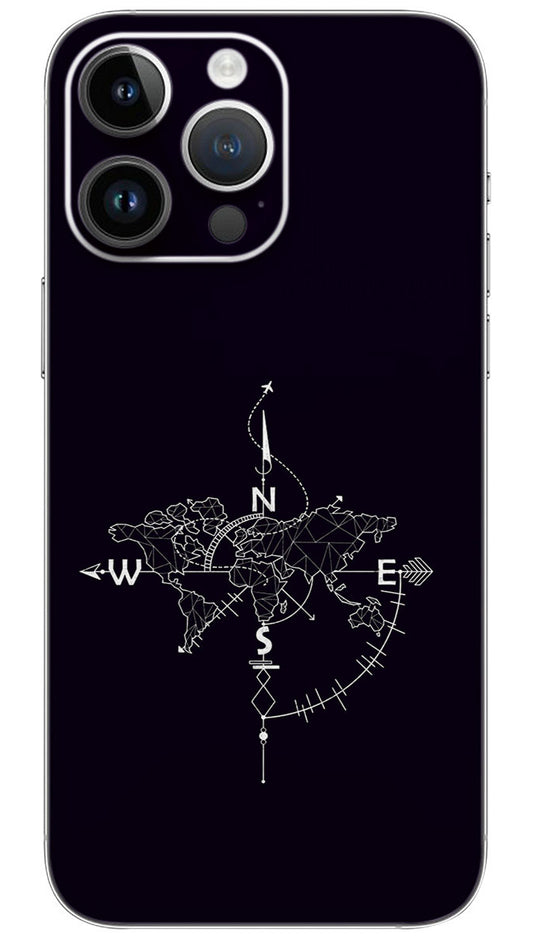 THE WORLD MAP Mobile Skin Wrap  - ABS0100