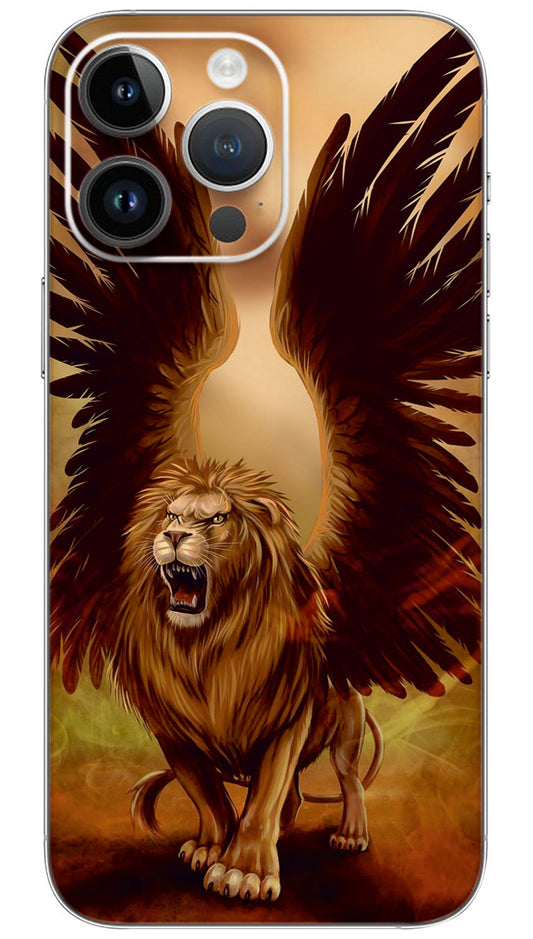 Roaring Forest lion Animals Mobile Skin Wrap  - ANI0037