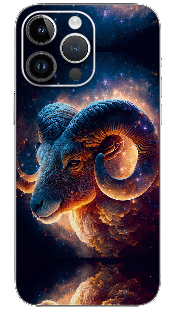 Aries Zodiac Journal Mobile Skin Wrap  - ANI0108