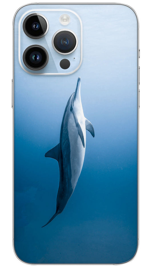 Dolphin In The Sea Mobile Skin Wrap  - ANI0117