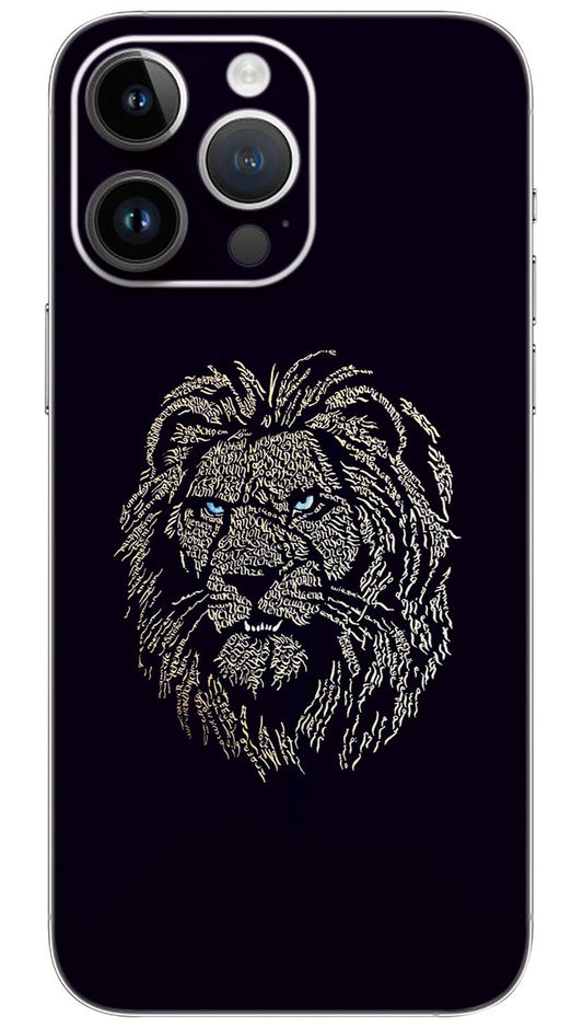 Crystal design lion Mobile Skin Wrap  - ANI0196