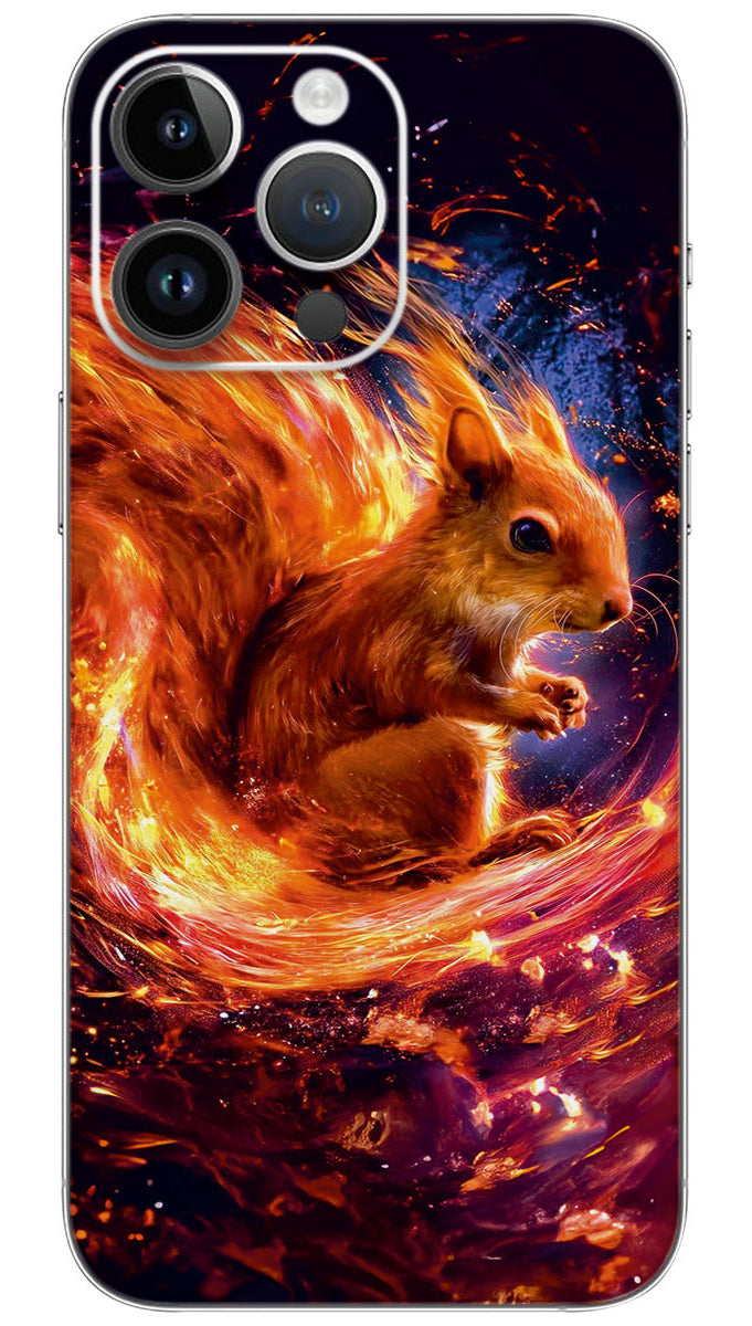 Fire squirrel phoenix Mobile Skin Wrap  - ANI0215