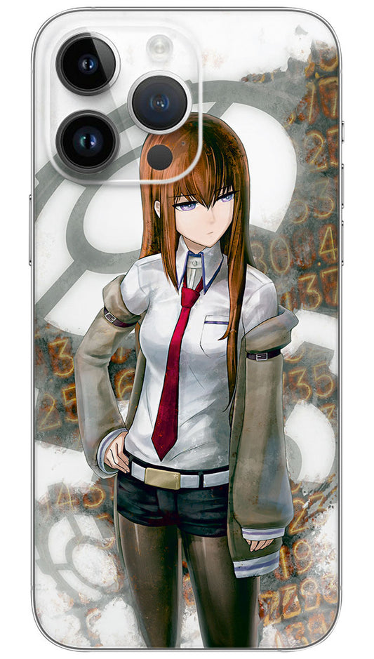 Kurisu Makise Steins Mobile Skin Wrap  - ANIME0078