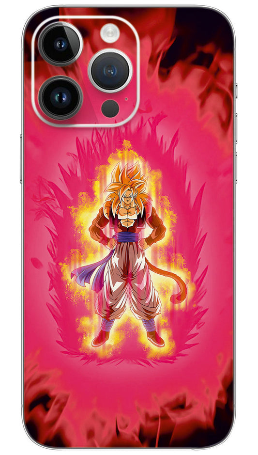 Gogeta kaioken anime Mobile Skin Wrap  - ANIME0105