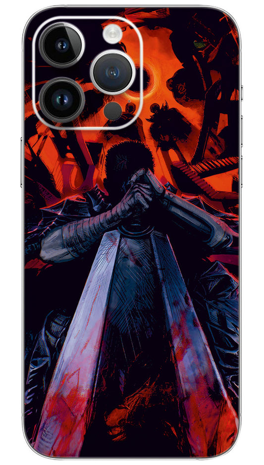 Amoled berserk anime Mobile Skin Wrap  - ANIME0129