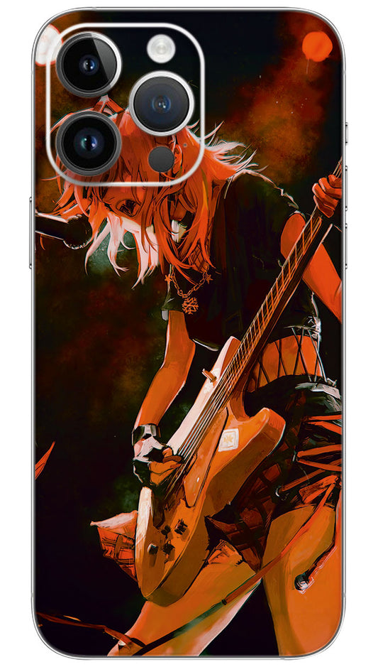 Female singer anime  Mobile Skin Wrap  - ANIME0144