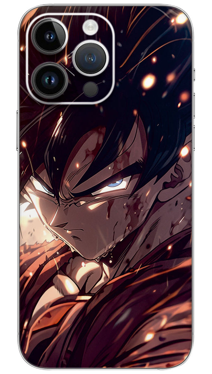 Son goku anime  Mobile Skin Wrap  - ANIME0147