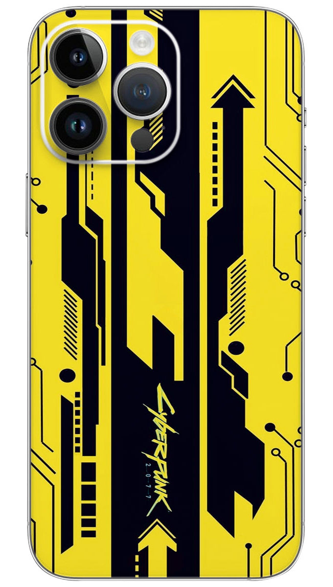 Cyberpunk yellow Mobile Skin Wrap  - CYP0016