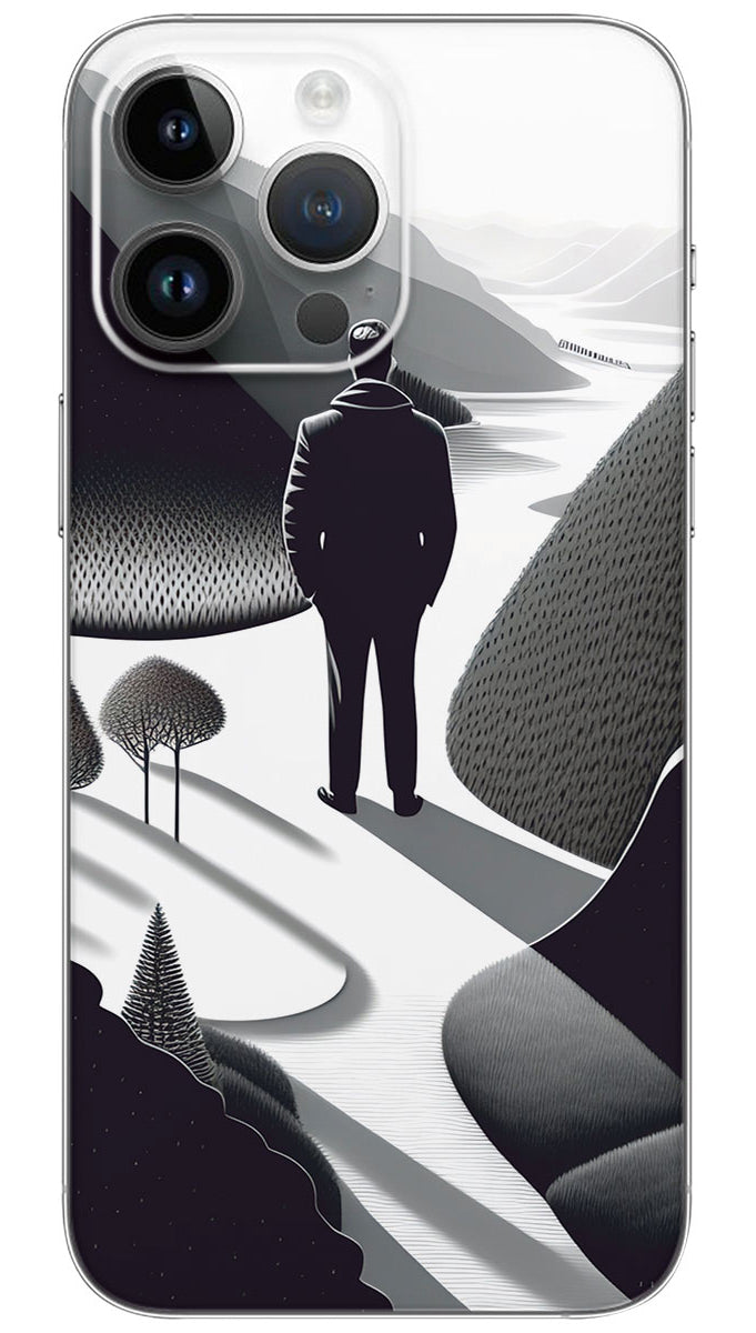 A ALONE MAN  Mobile Skin Wrap  - HOLL0181