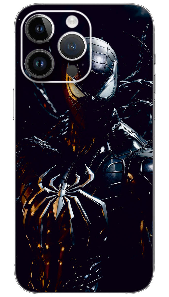 BLACK SPIDERMAN Mobile Skin Wrap  - HOLL0239