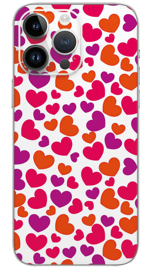 Romantic Heart Mobile Skin Wrap  - LOVE0103