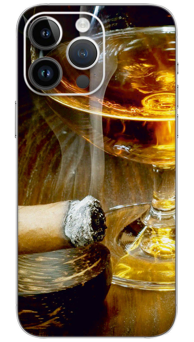 Cigar and Cordial  Mobile Skin Wrap  - MOK0001