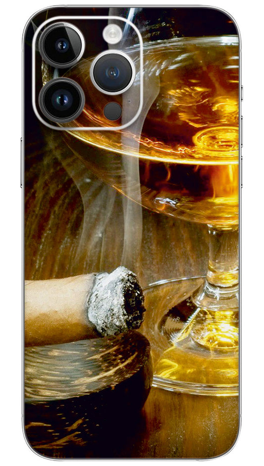 Cigar and Cordial  Mobile Skin Wrap  - MOK0001