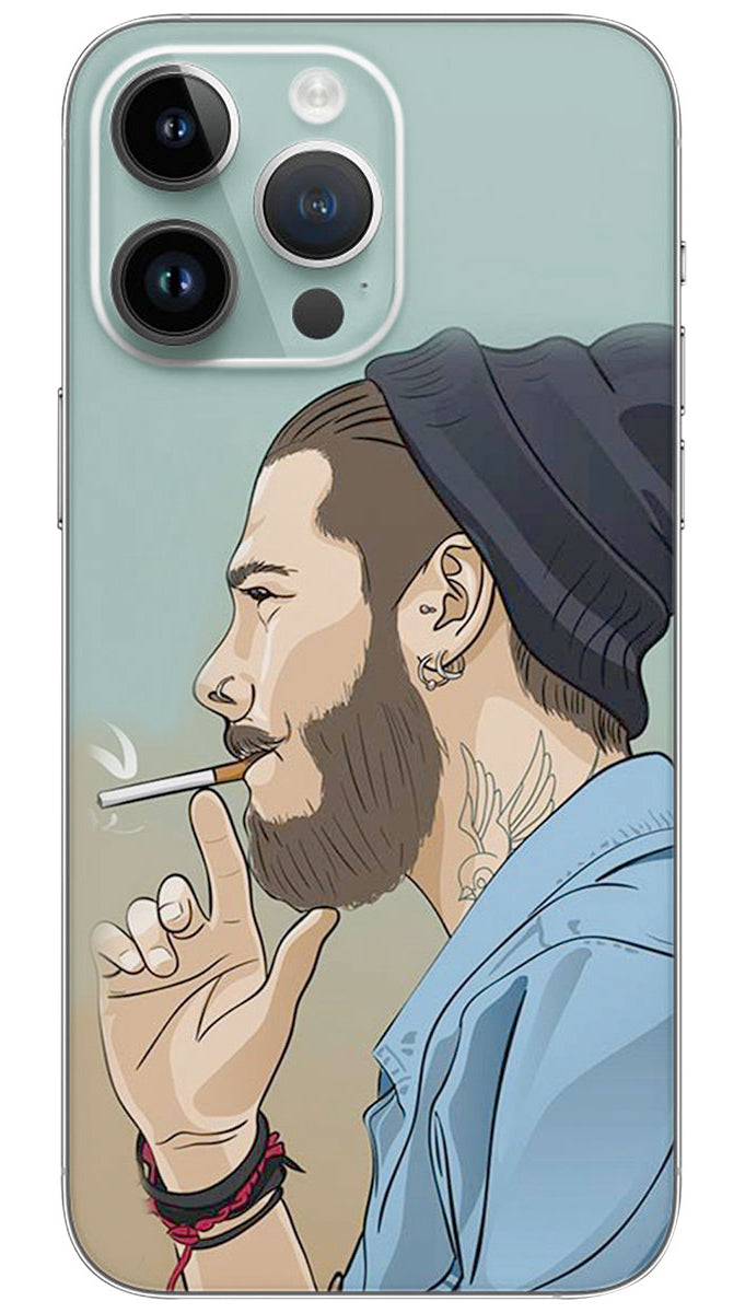 Attitude Cigarette lover Mobile Skin Wrap  - MOK0008