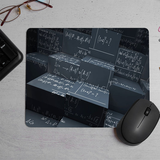 Maths Equation Boxes Printed Mouse Pad (DESIGN-103)