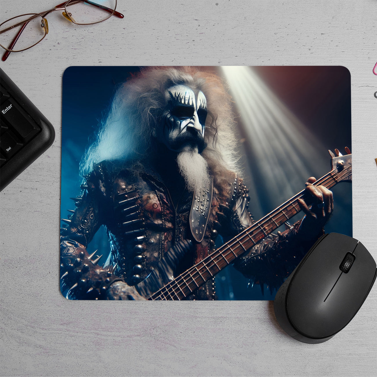 Einstein blackster Printed Mouse Pad (DESIGN-105)