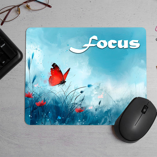 Butterfly Pattern  Printed Mouse Pad (DESIGN-142)