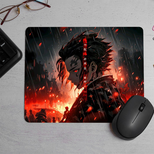 Tanjiro Kamado Demon Slayer Metal  Printed Mouse Pad (DESIGN-16)