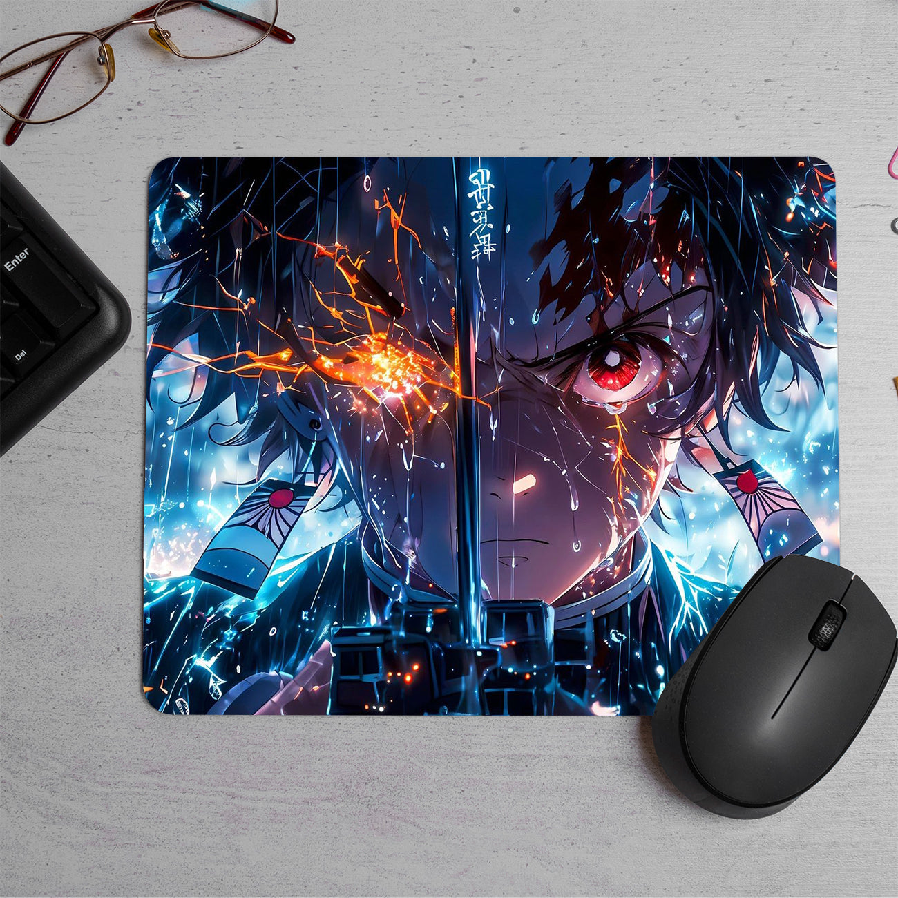 Kamado tanjiro anime Printed Mouse Pad (DESIGN-17)