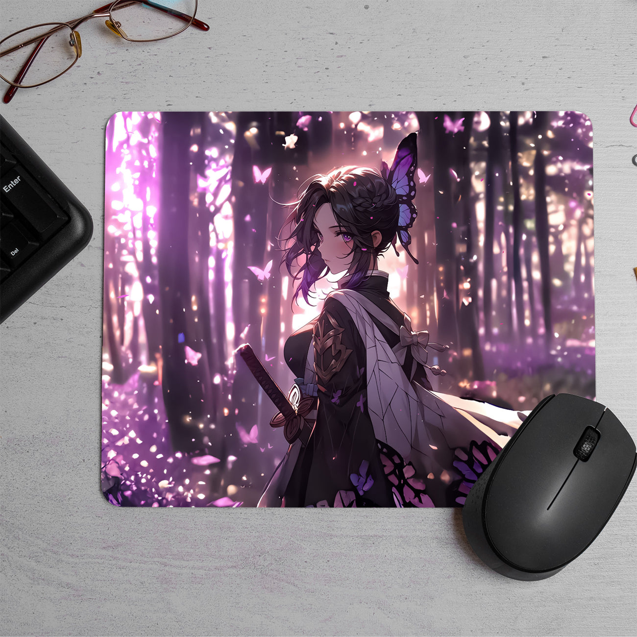 Shinobu Kochou anime Printed Mouse Pad (DESIGN-18)