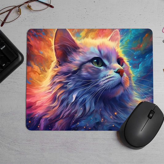 Abstract cat  Printed Mouse Pad (DESIGN-184)