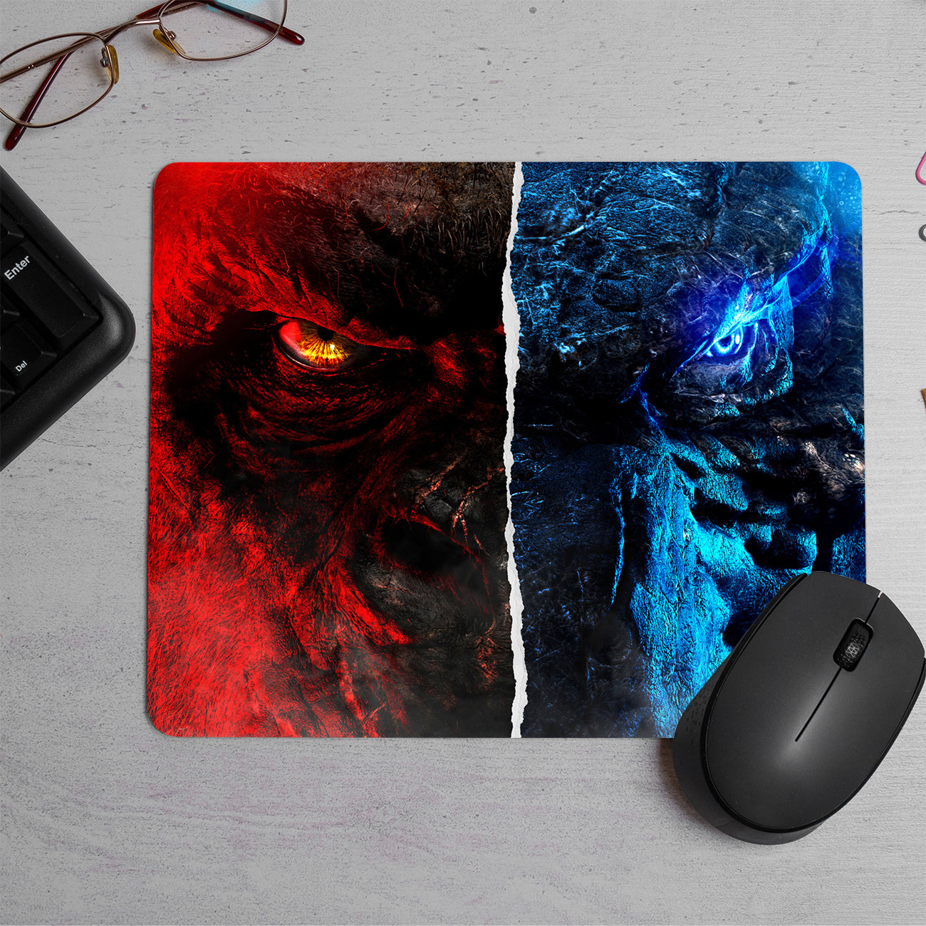 Godzilla Vs King Kong Printed Mouse Pad (DESIGN-189)