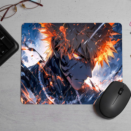 Ichigo Kurosaki anime Printed Mouse Pad (DESIGN-22)