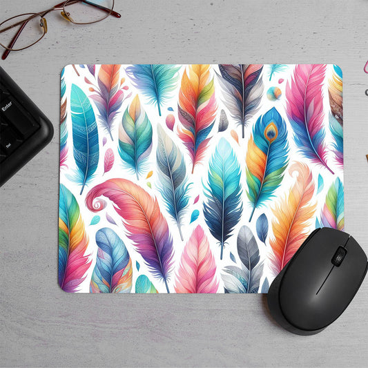 Fluffy feathers texture Printed Mouse Pad (DESIGN-245)