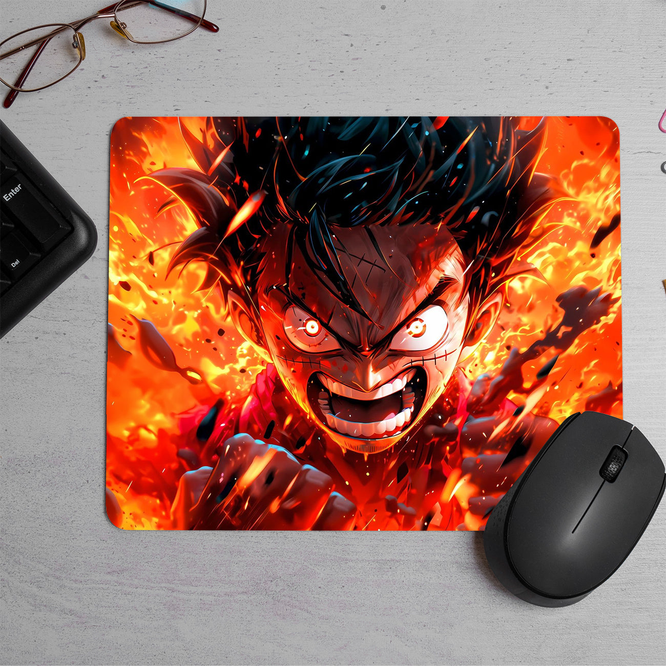 Monkey D. Luffy anime Printed Mouse Pad (DESIGN-250)