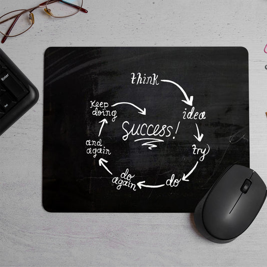 Keep doing and think success  Printed Mouse Pad (DESIGN-54)