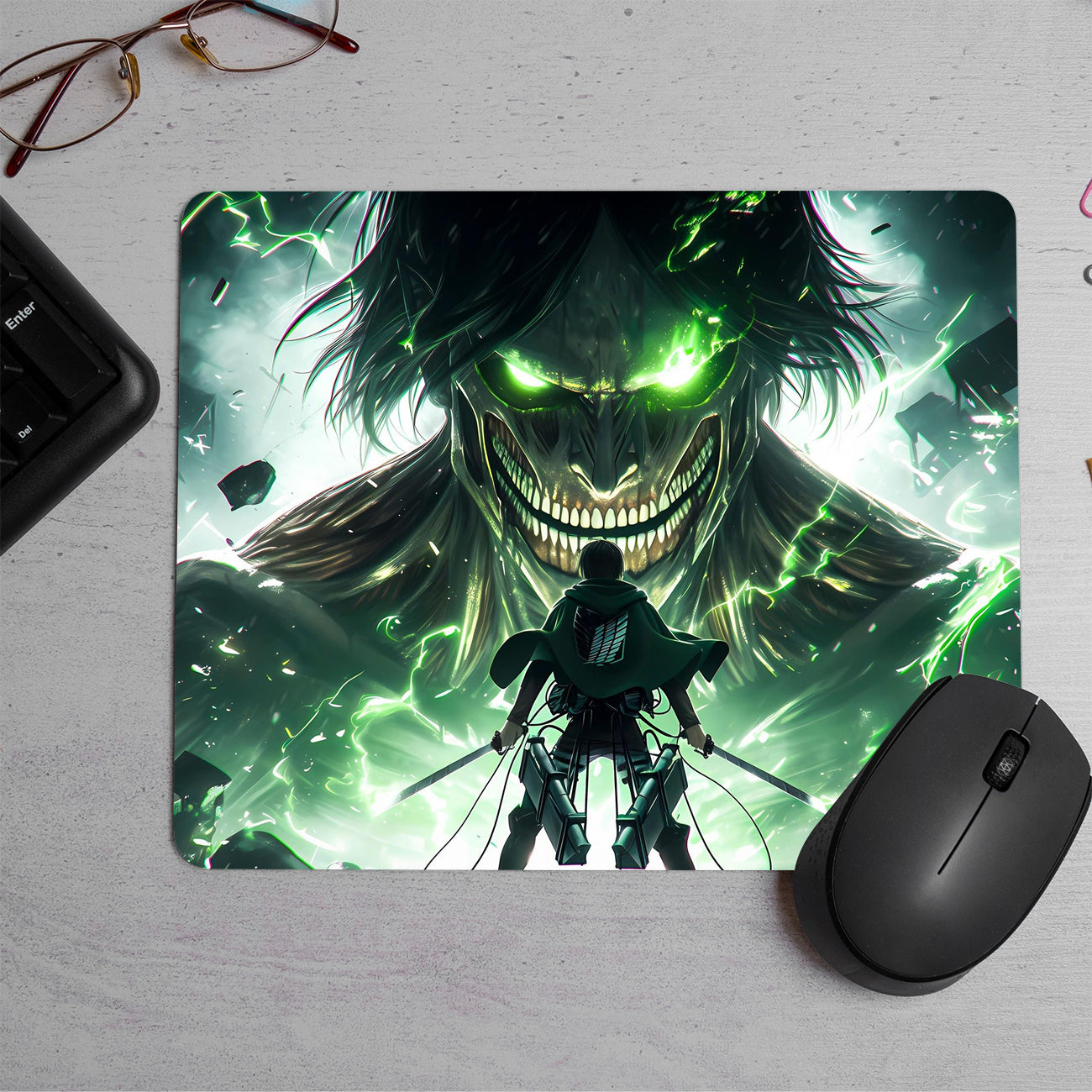 Shingeki No Kyojin Anime Printed Mouse Pad (DESIGN-7)