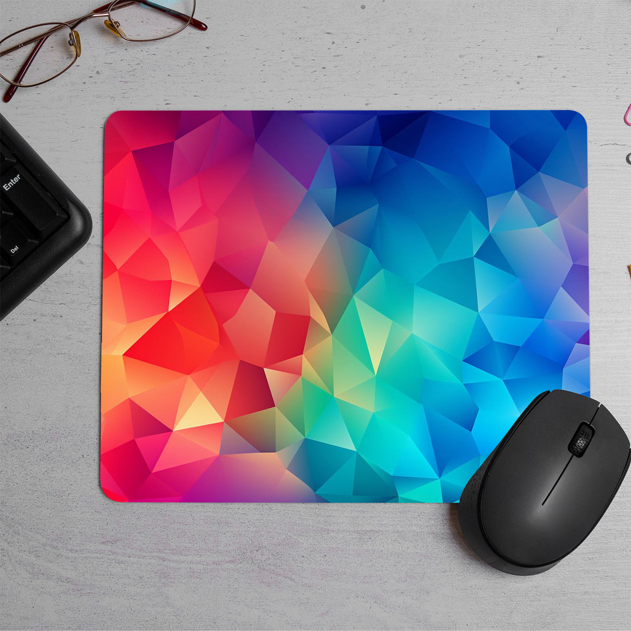 Ergonomic Pattern Printed Mouse Pad (DESIGN-79)