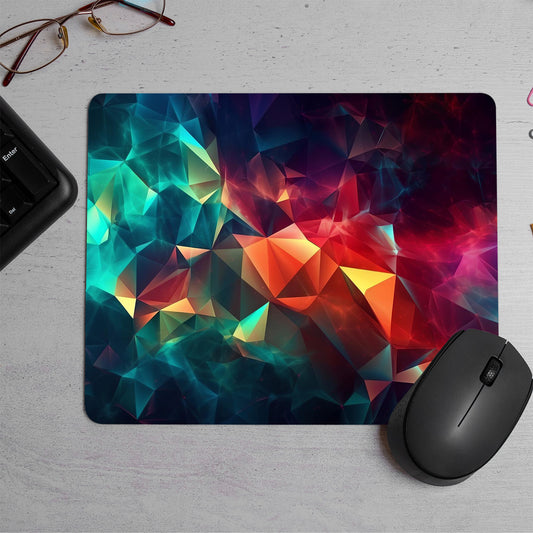 Triangle colorful Pattern Printed Mouse Pad (DESIGN-80)