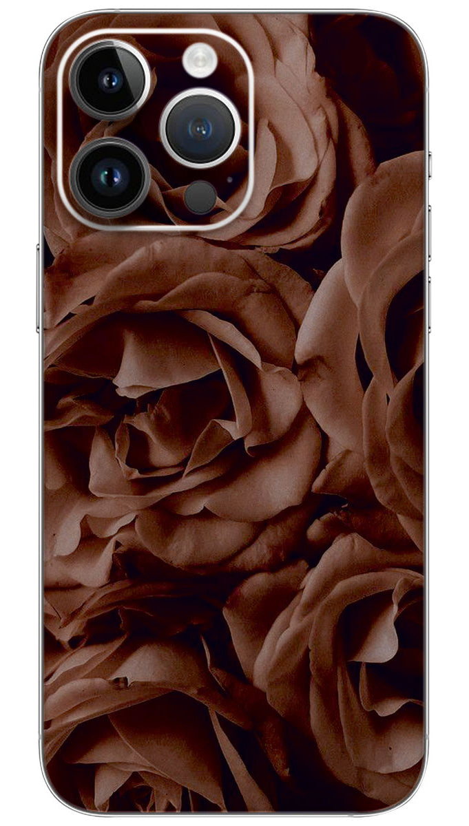 Chocolate Rose pattern Mobile Skin Wrap  - PATTC0177