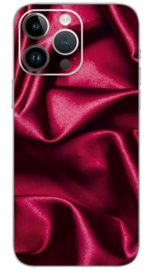 Burgundy silk pattern Mobile Skin Wrap  - PATTF0015