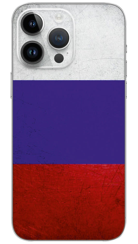 Flag of Russia pattern  Mobile Skin Wrap  - PATTP0001