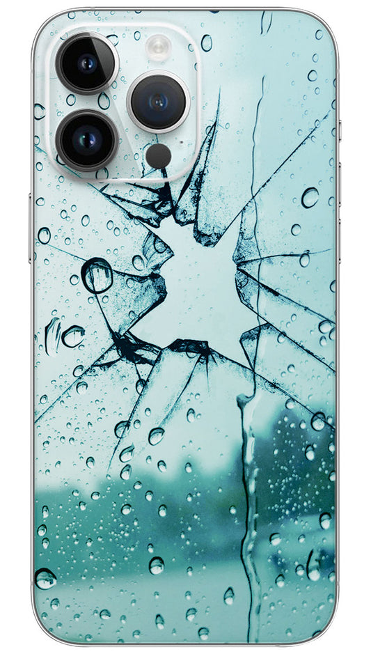 Broken glass drops pattern  Mobile Skin Wrap  - PATTV0003