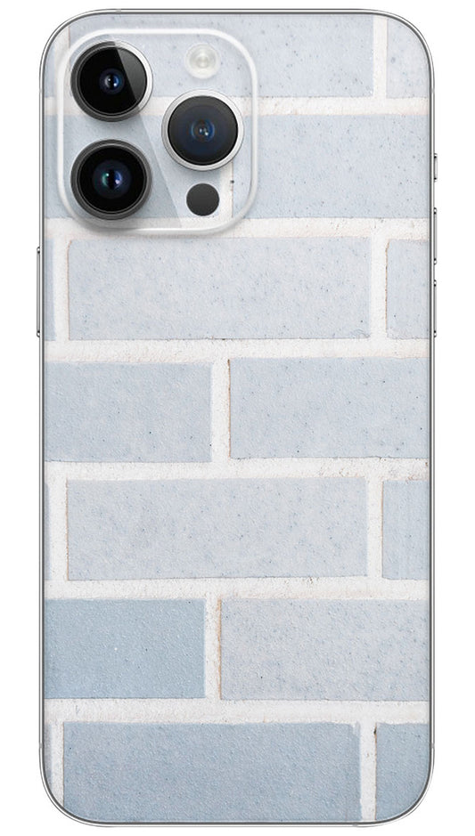 Gray brick wall pattern Mobile Skin Wrap  - PATTW0021