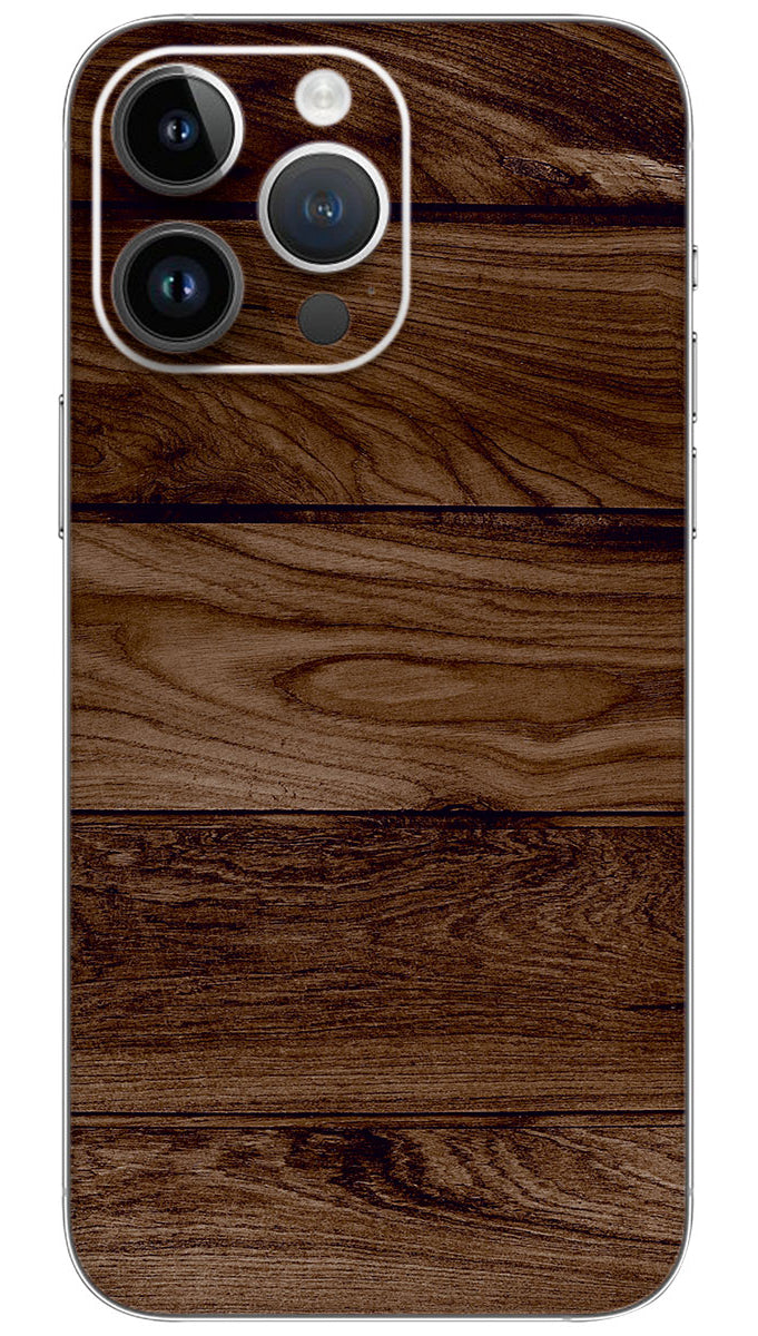 Dark clean oak wood pattern Mobile Skin Wrap  - PATTX0022