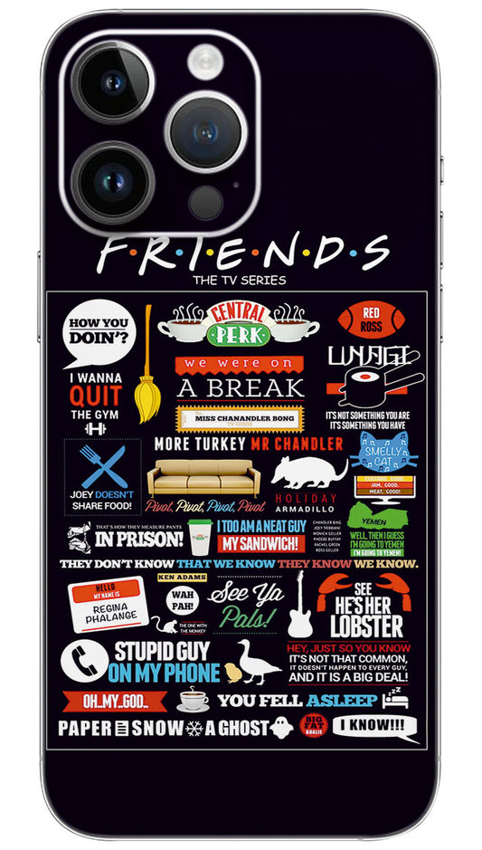 Power Friends Quotes Mobile Skin Wrap  - QUOA0005