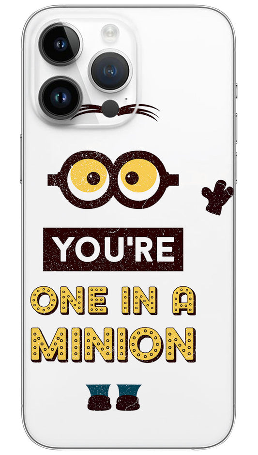 You Are One in A Minion Poster quotes Mobile Skin Wrap  - QUOA0012