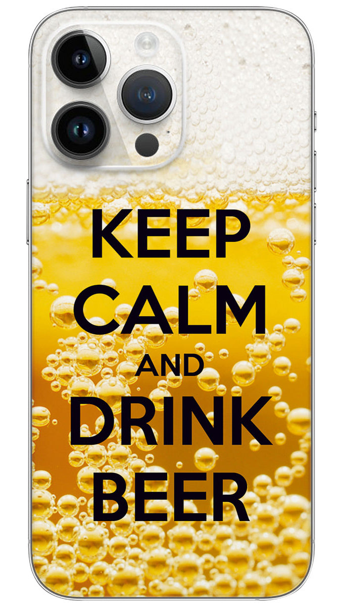 Keep Calm and Drink Beer quotes Mobile Skin Wrap  - QUOA0020