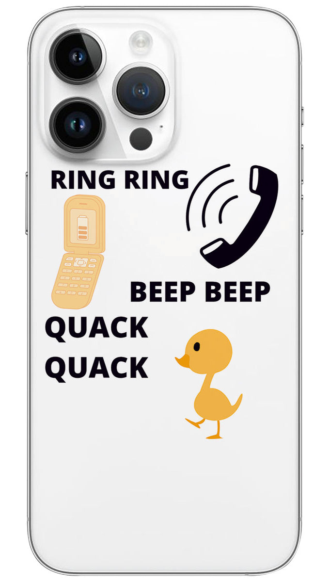 Phone ring beep quotes Mobile Skin Wrap  - QUOA0091