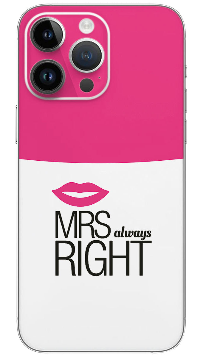 MRs right quotes Mobile Skin Wrap  - QUOA0093