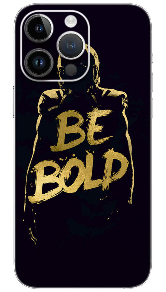 BE BOLD quotes Mobile Skin Wrap  - QUOA0130