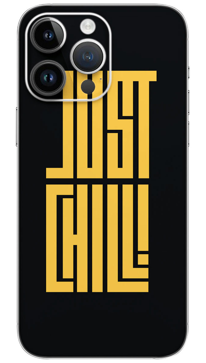 Just chill quotes Mobile Skin Wrap  - QUOA0132