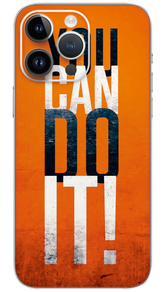 You cad do it quotes Mobile Skin Wrap  - QUOA0154