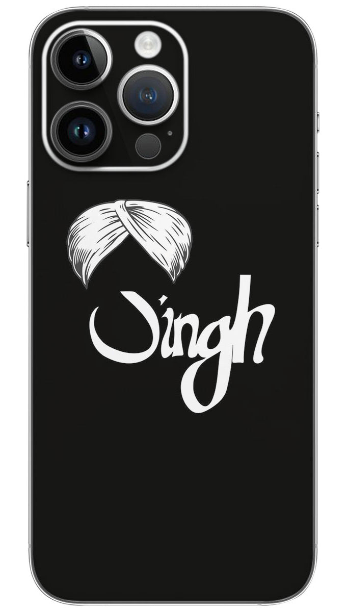 Singh sikh name Mobile Skin Wrap  - REAS0060