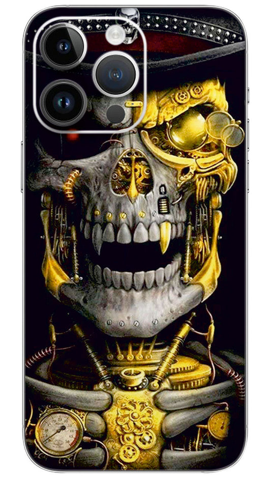 Steampunk Skull   Mobile Skin Wrap  - SKUL0007